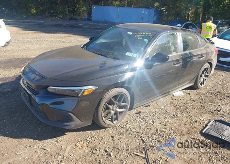 2022 Honda Civic Sport z USA, uszkodzony, nr VIN 2HGFE2F53NH524659